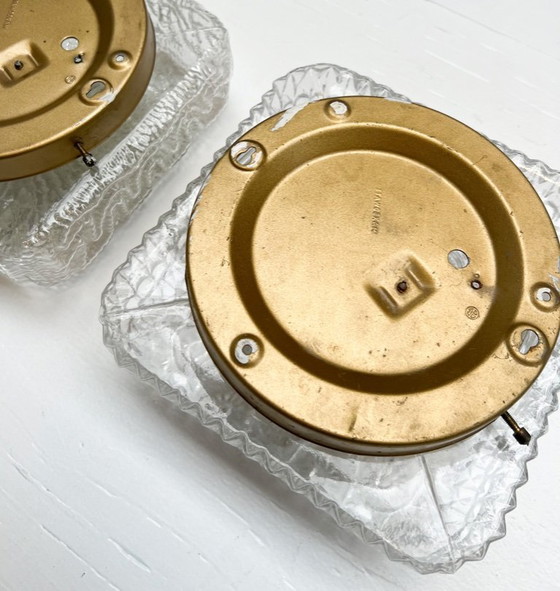 Image 1 of Set of 2 Limburg Glashütte ceiling lamps, 1960s