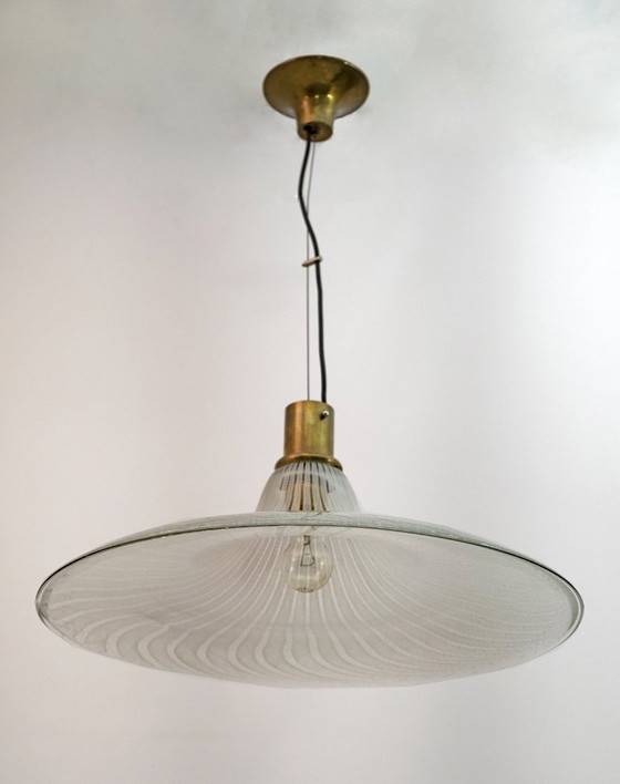 Image 1 of Lampada a sospensione in vetro di Murano della metà del secolo scorso, anni '70
