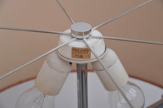 Image 1 of Floor lamp with red shade by Kaiser Leuchten (1960s)