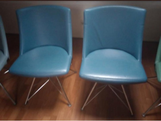 Image 1 of Bert Plantagie Rho Spin stoel in diverse kleuren leer