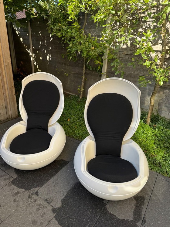 Garden Egg Chair, Peter Ghyczy, Space age 1998 – Lounge sets, Fiberglass (photo 4 of 9)