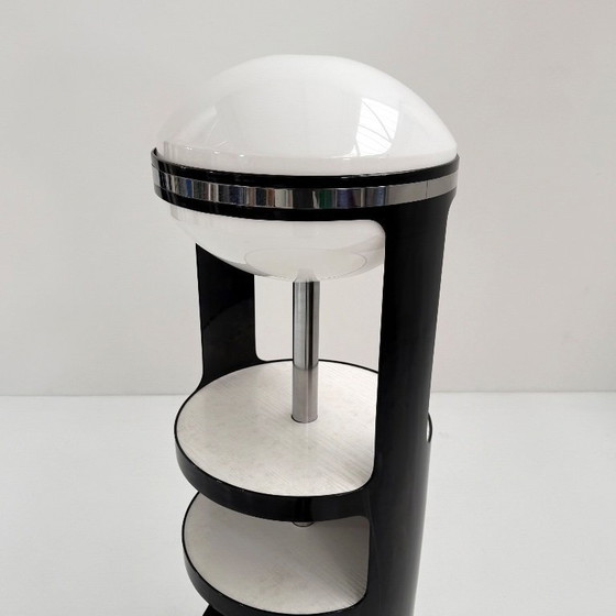 Image 1 of Rotating Bar Cabinet with Lamp in the Style of Joe Colombo, 1960s