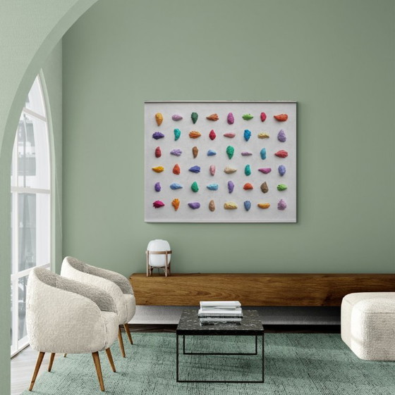 Image 1 of Huîtres colorées - 104 x 134 cm