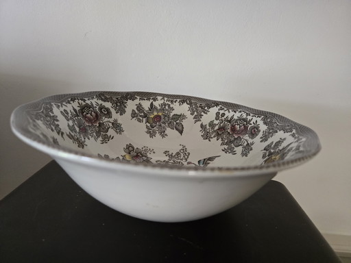 Plat de service Wedgwood oriental faisans couleur