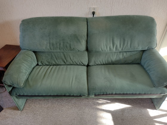 Image 1 of Leolux Bora Bèta 180cm breed 3-zits groen