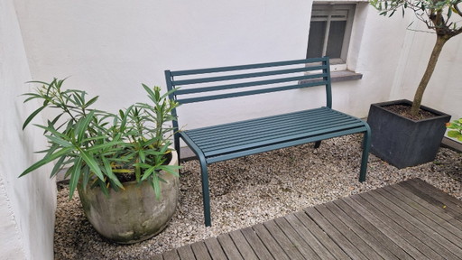groene tuinbank