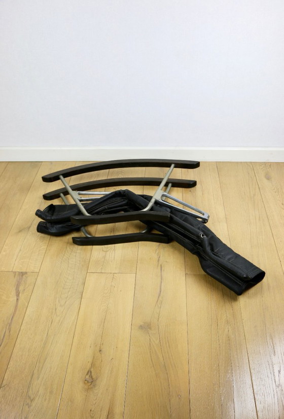 Image 1 of Sedia a dondolo pieghevole Takeshi Nii degli anni '60 - ottime condizioni