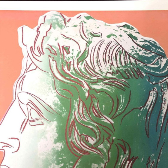 Lithografie "Alexander de Grote" uit de jaren 1990, geïnspireerd op Andy Warhol. – Litho's & Zeefdrukken (photo 8 of 11)