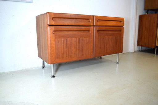 Deens Teakhouten Dressoir van Kollund Möbler Vintage Dressoir Ladekast