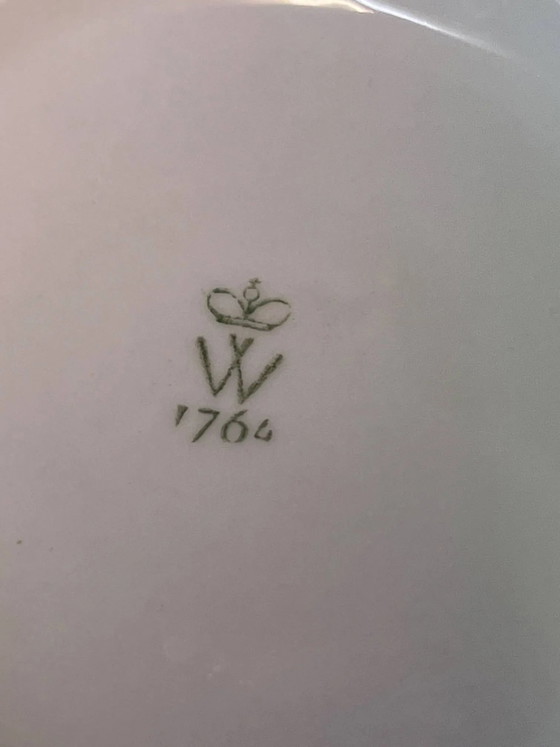 Volkstedt. Servizio da bomboniera, piatto e vaso in cobalto. – Ciotole, Porcelain (photo 6 of 7)
