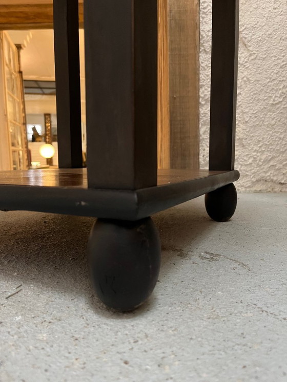 Image 1 of Mesa auxiliar hexagonal Art Déco