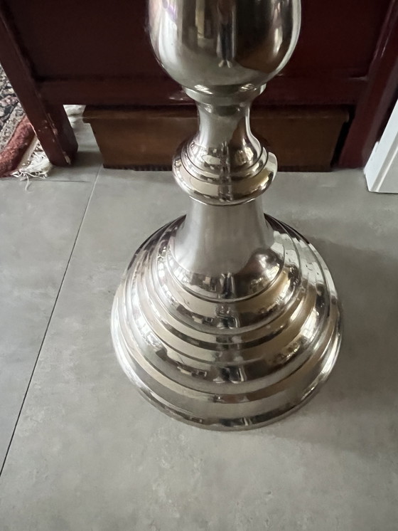 Image 1 of Heavy floor candlestick / church candlestick 147 cm high