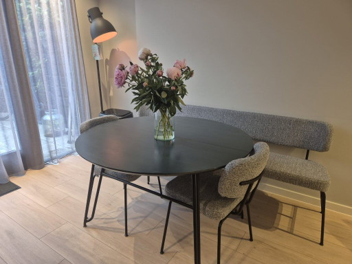 Kave Home Novac uitschuifbare eettafel Ø120 | 160 cm | 200 cm