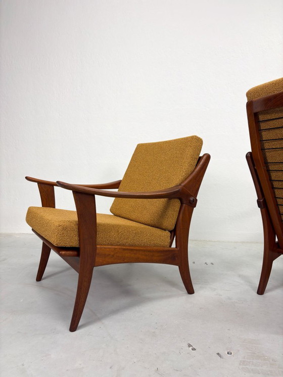 Image 1 of Vintage Mid-Century Lounge Set De Ster Geldermalsen