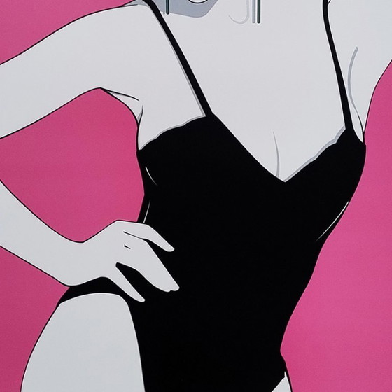 Image 1 of Precioso póster artístico original de Patrick Nagel "Pin Up" de los años 90