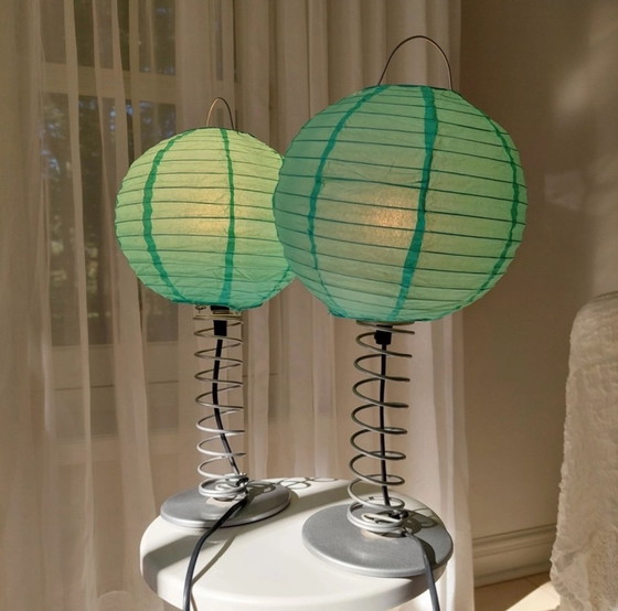 Image 1 of Lampada a spirale vintage Ikea Rum Lamps Space Age