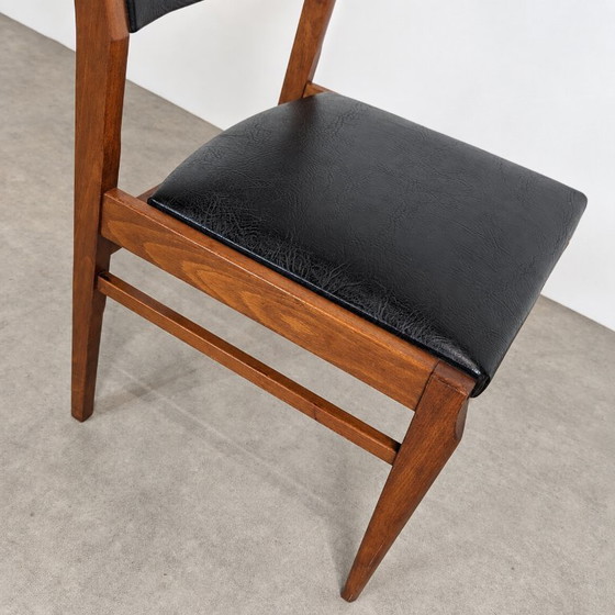 Ensemble de 6 chaises de salle à manger scandinaves vintage – Années 60 – Mid-Century – Wood (photo 9 of 11)