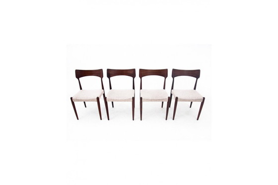 Image 1 of Round table with four chairs from the 1960s, Denmark. 