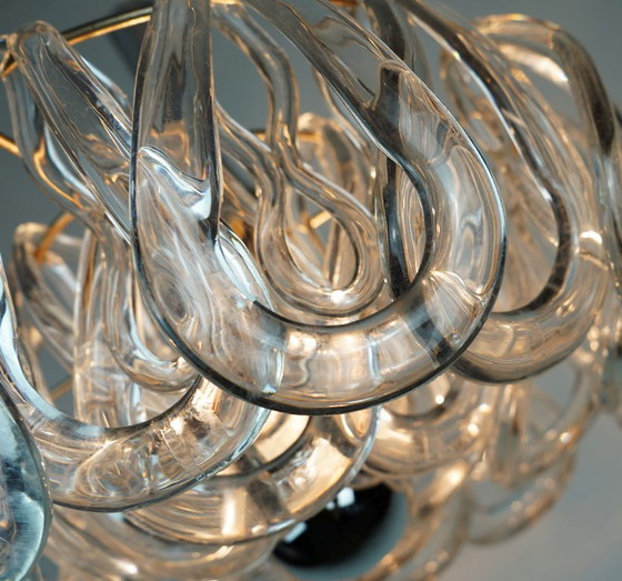 mid century PENDANT LIGHT with 24 acrylic elements 1960s 1970s space age hanging lamp – Pendant lamps (photo 10 of 11)