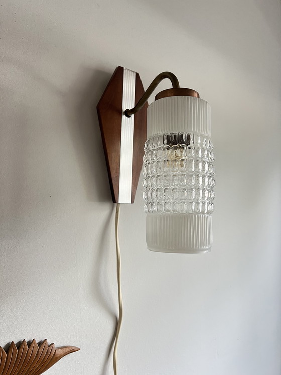 Image 1 of Vintage mid-century wall lamp
