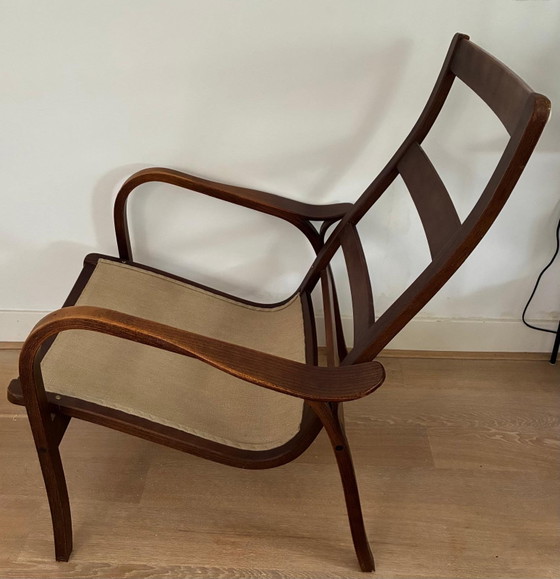 Swedese Fauteuil Yngne Ekstrom – Wood, Textile (photo 2 of 14)