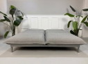 Rolf Benz Nova Designer Sofa Grau Couch Schlaffunktion
