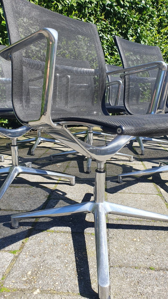 Image 1 of 6x UNA design office chair ICF mesh black netweave