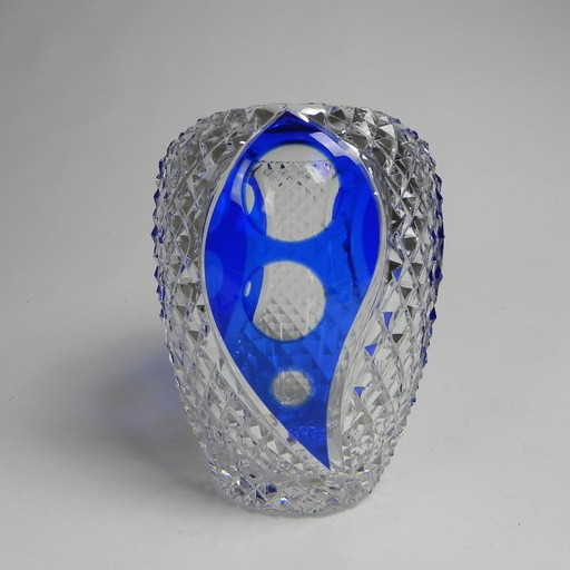 VSL Val Saint Lambert vase by Xavier Crespo, signed number 136-180