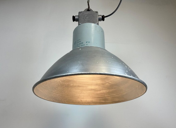 Image 1 of Industrial Aluminium Pendant Light from Elektrosvit, 1960s