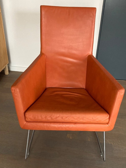 2x Label chairs DON cognac Gerard van den Berg