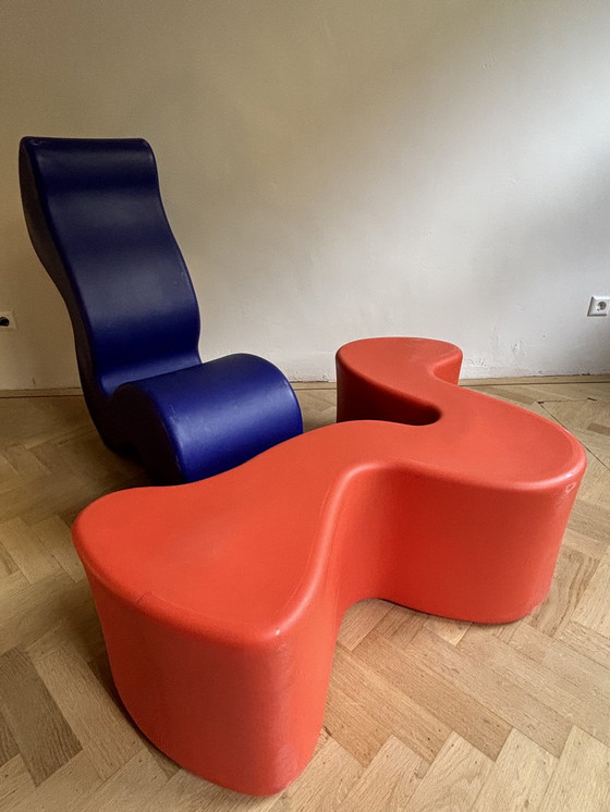 Image 1 of 2x Verner Panton phantom armchairs