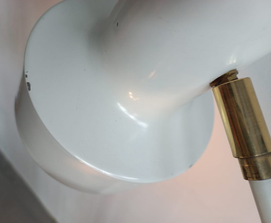 Image 1 of Lampada da terra vintage danese anni '70/'80 a 2 faretti regolabili in altezza (marca Dansa)