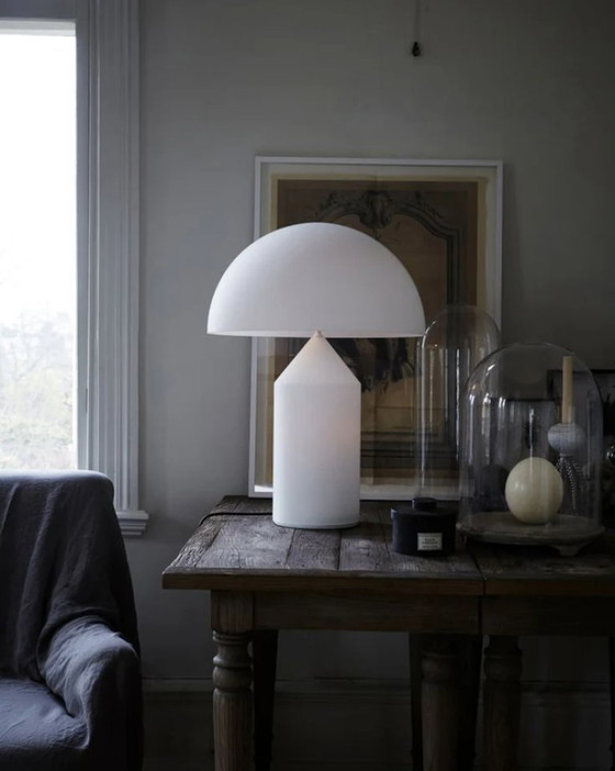 Image 1 of ATOLLO MEDIUM WHITE LAMP / OLUCE