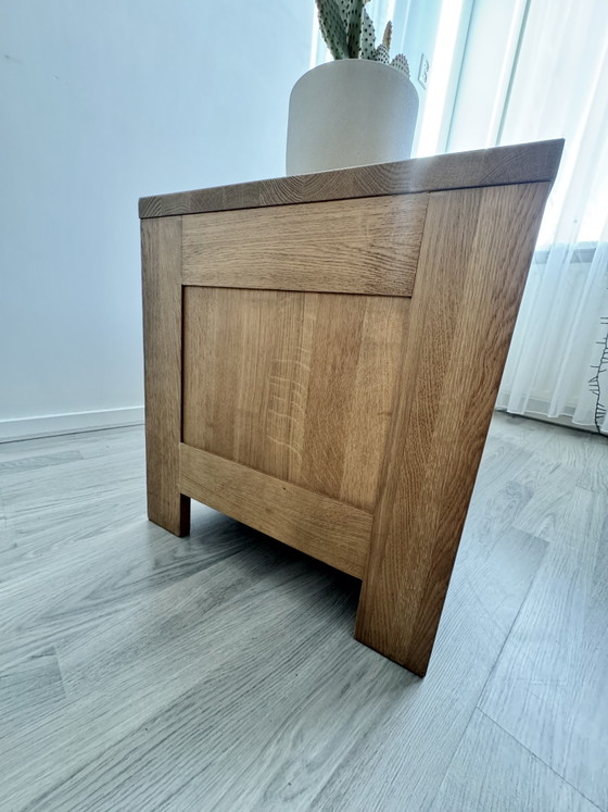 Image 1 of Moderner TV-Schrank aus Hartholz mit Schublade, 117 x 45 x 49 cm (H)