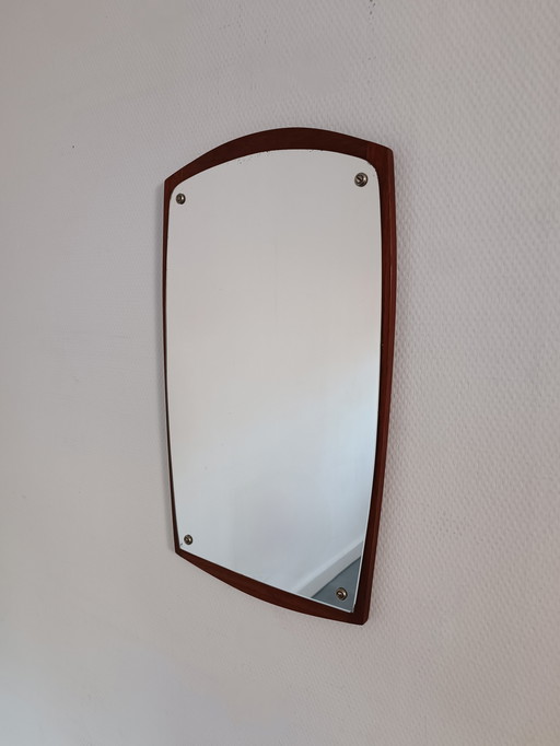 Vintage Danish mirror in teak