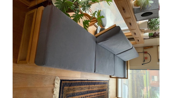 Image 1 of Minimalist oak design armchair – 325 cm – handmade – Japandi style