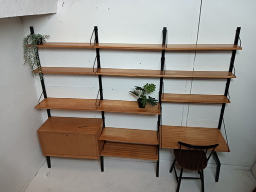 Poul cadovius Royal System Denmark modular wall unit