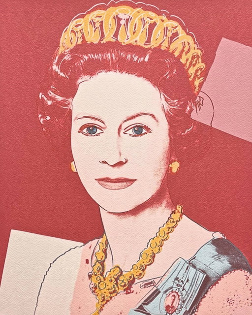 Naar Andy Warhol, Koningin Elizabeth II, jaren 1980, Lithografie – lithos zeefdrukken, Paper (photo 2 of 7)