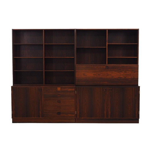 Set of rosewood bookcases, Danish design, 1970s, designer: Peter Løvig Nielsen