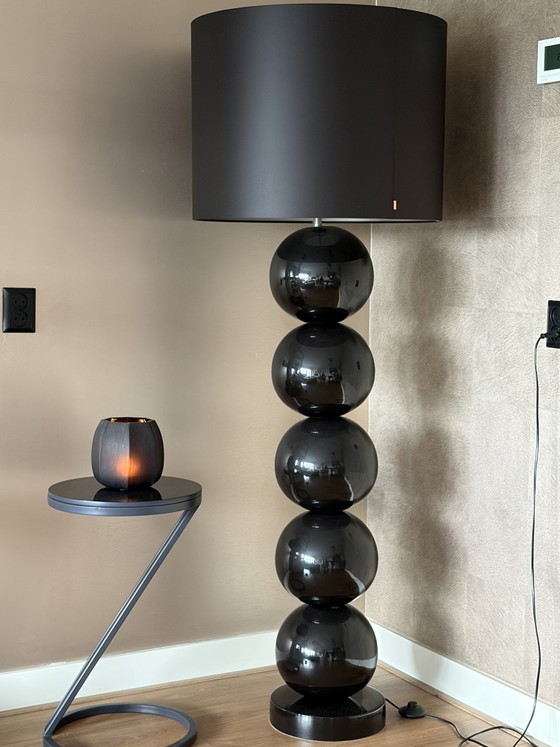 Milano Stout Verlichting Vloerlamp 5 Bol Zwart 170x60 cm. ZGAN – Vloerlampen, Ceramic (photo 3 of 8)