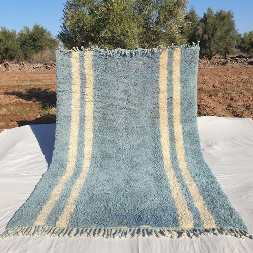 Tapis marocain en laine naturelle 250cmx150cm