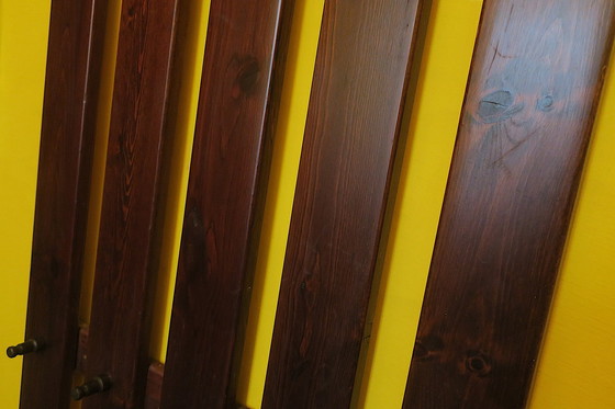 Image 1 of Mid-Century Wall-Mounted Coat and Hat Rack, 1960s