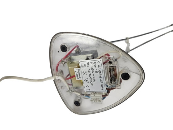Image 1 of C.G. Lighting Ltd - Lámpara de mesa telescópica - plástico transparente - años 90