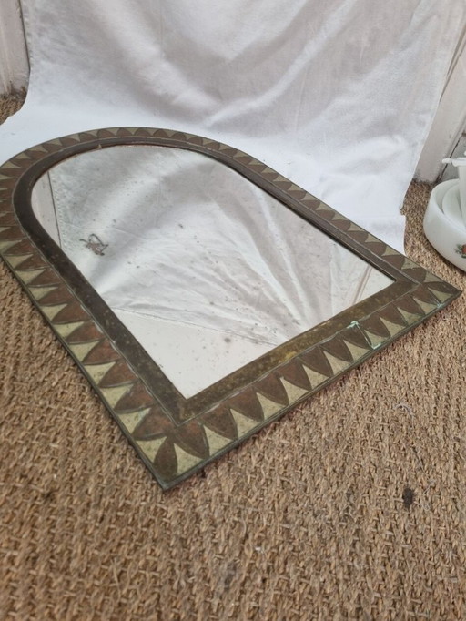 Miroir oriental cuivre 60x43cm