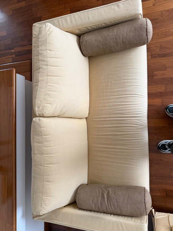 B&B Italia Baisity 2 seaters in cream color, Textile, Creme, Modern (photo 6 of 6)