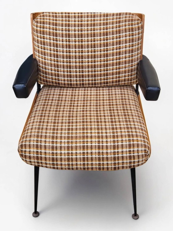 Poltrona moderna Marcom 704, anni '60 – Richard, Poltrone, Wood, Metal (photo 11 of 13)