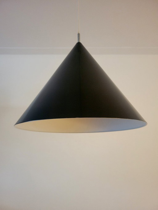 Vintage Deense XL "Biljard" hanglamp van louis Poulsen