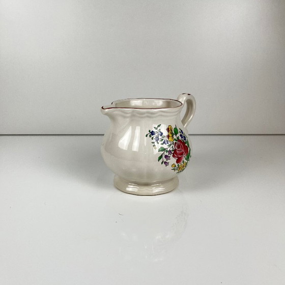 Image 1 of Tall sauce boat, Reverbère model, by KG Lunéville