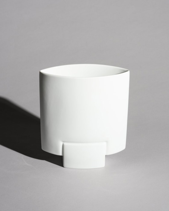 Image 1 of Rosenthal Porcelain Vase Duo “Debut” by Michael Boehm & “Squall” by Cédric Ragot