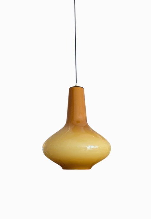 Suspension design vintage en verre italien, Massimo Vigneli, Veninii